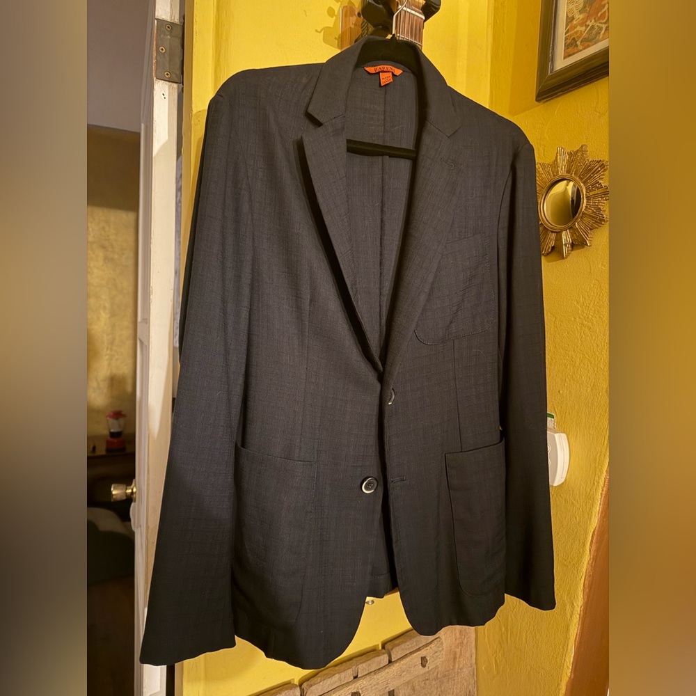 Barena navy blue blazer. Made in Italy.